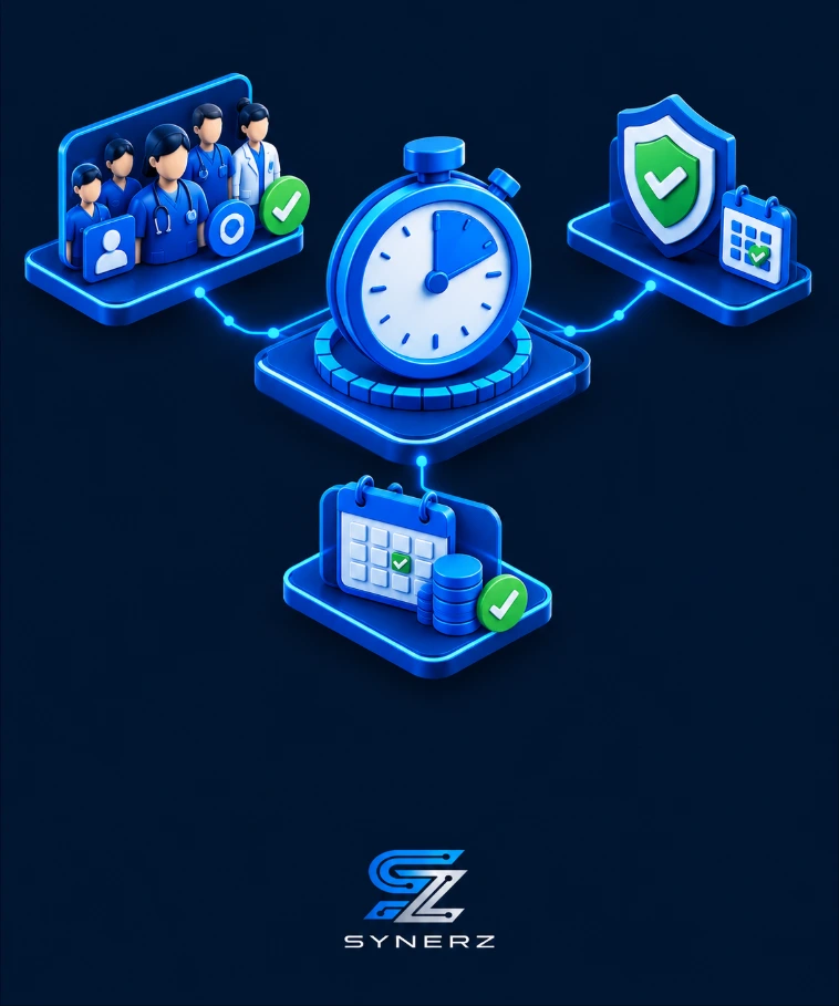 Essential Staff PSW agency payroll efficiency — SYNERZ