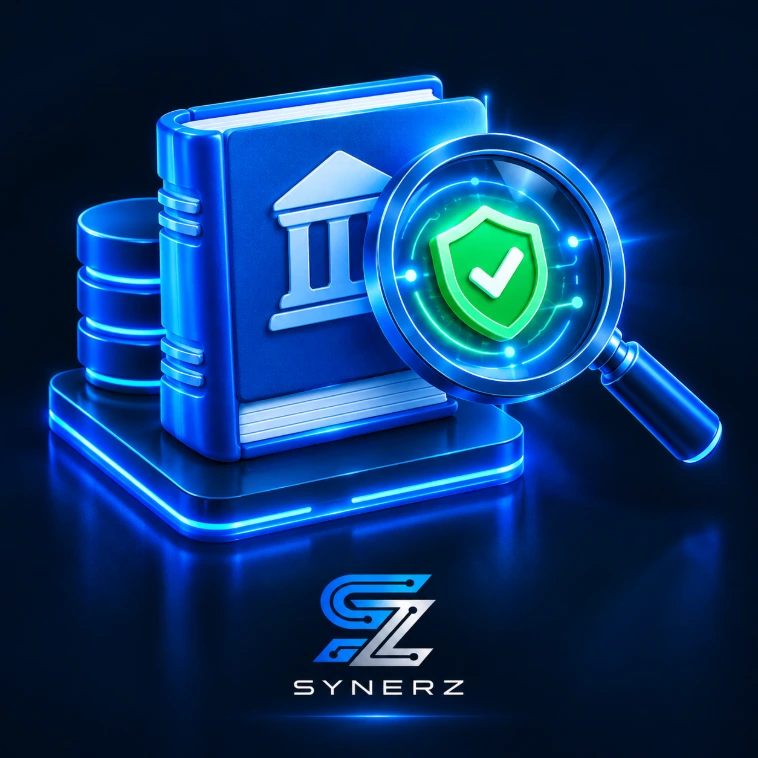 3D rendering of HSCPOA Public Register verification for PSW agencies by SYNERZ.
